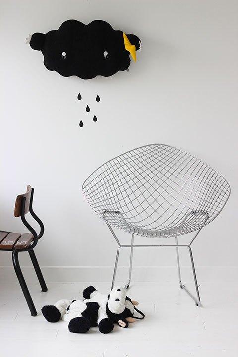 Réplica bertoia para hacer silla de peluches