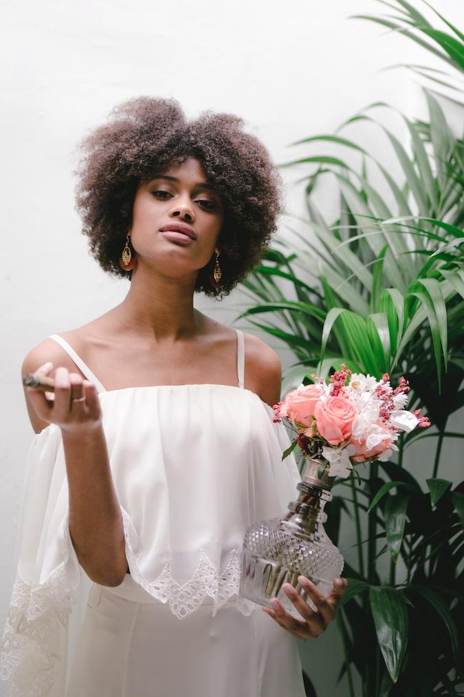 Cuban style, una novia con aires retros