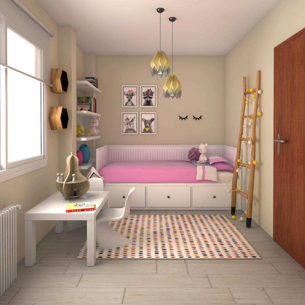 proyecto de interiorismo dormitorio infantil