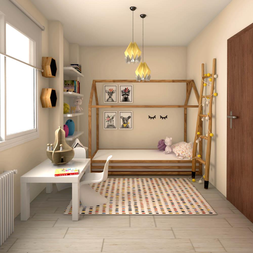 proyecto de interiorismo dormitorio infantil