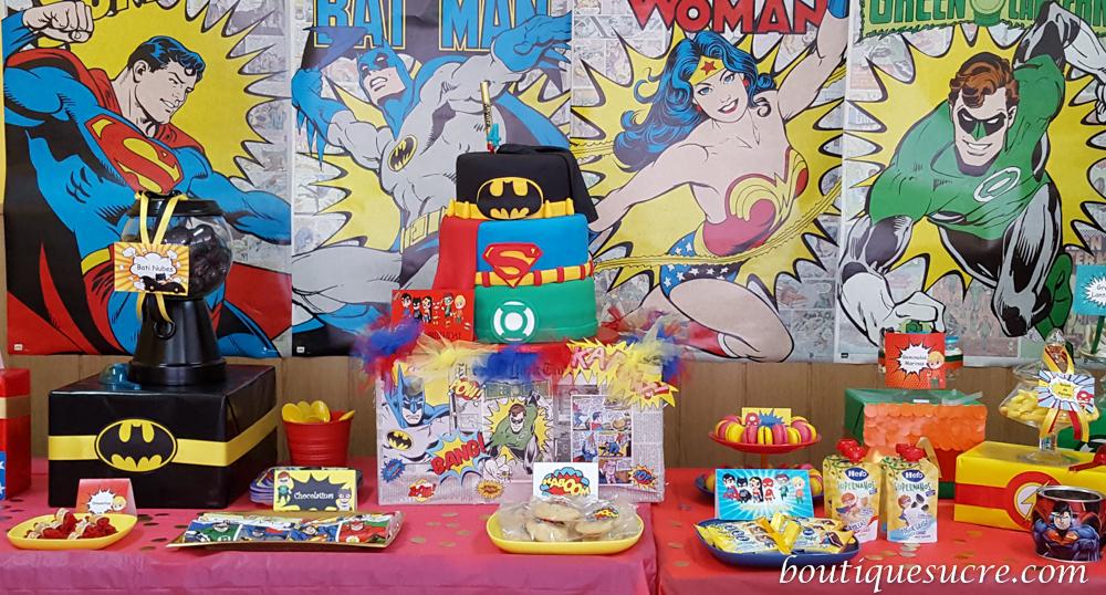 fiesta superheroe