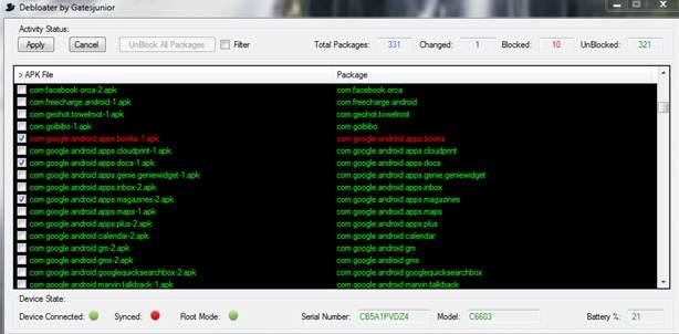 guía para eliminar apps de serie en Android sin root