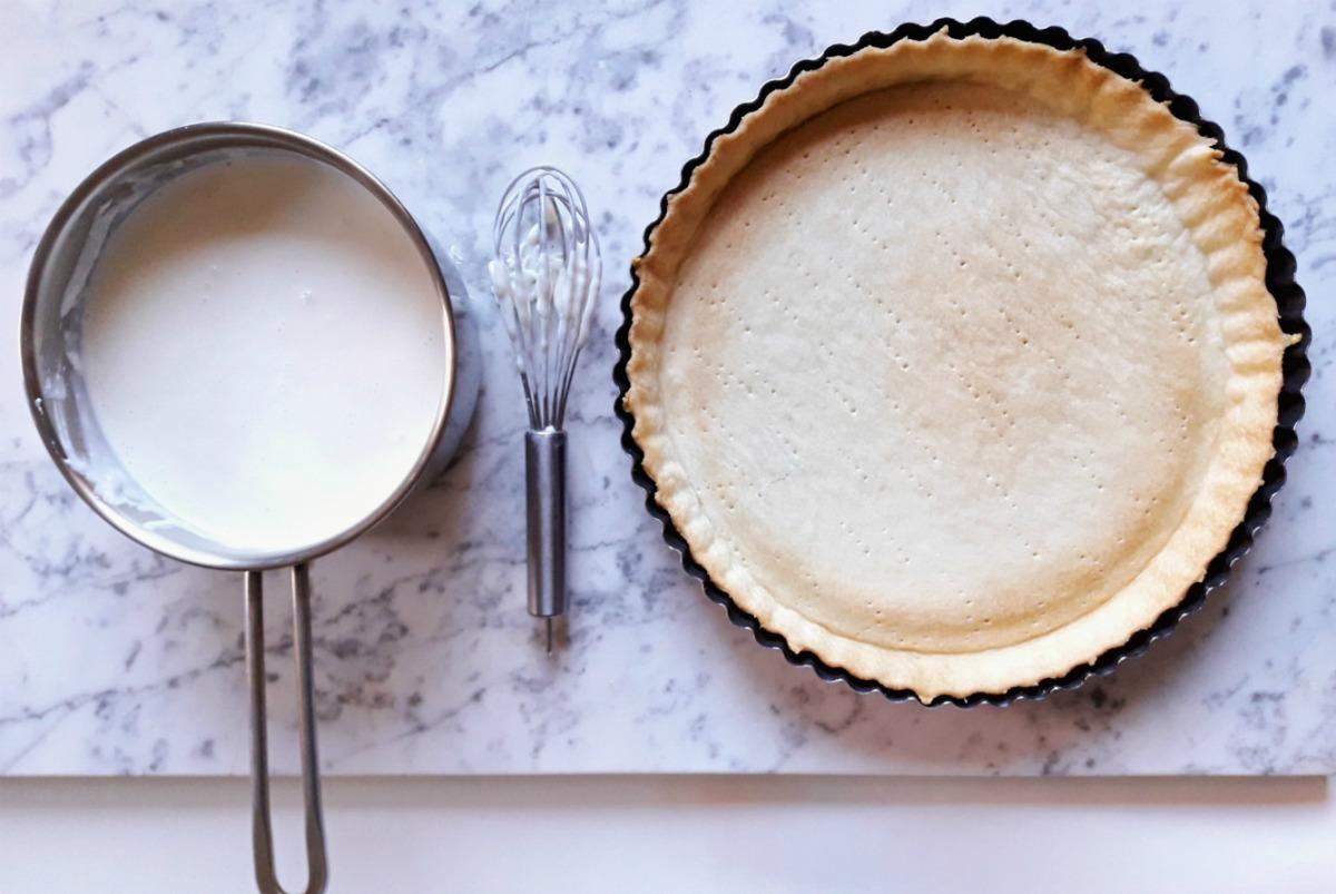 tarta de queso y fresas