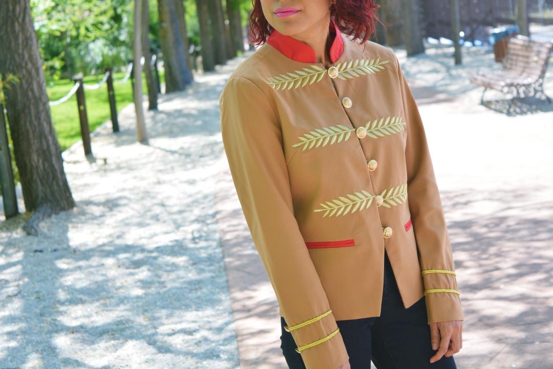 Chaqueta estilo militar Gabbysweetstyle