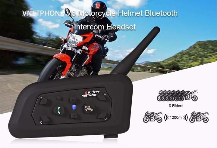 Intercom para casco de moto
