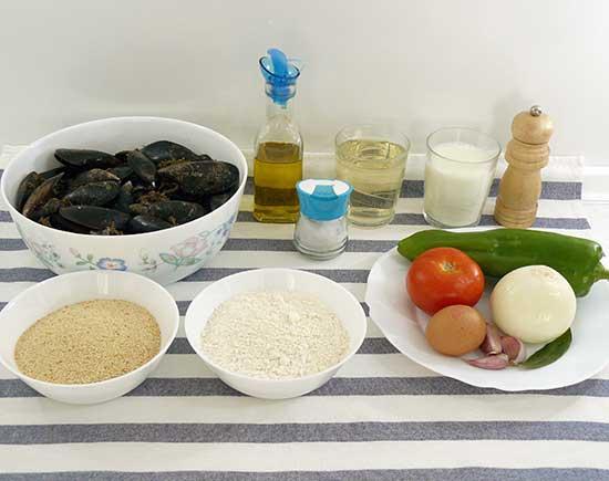 Mejillones rellenos o tigres