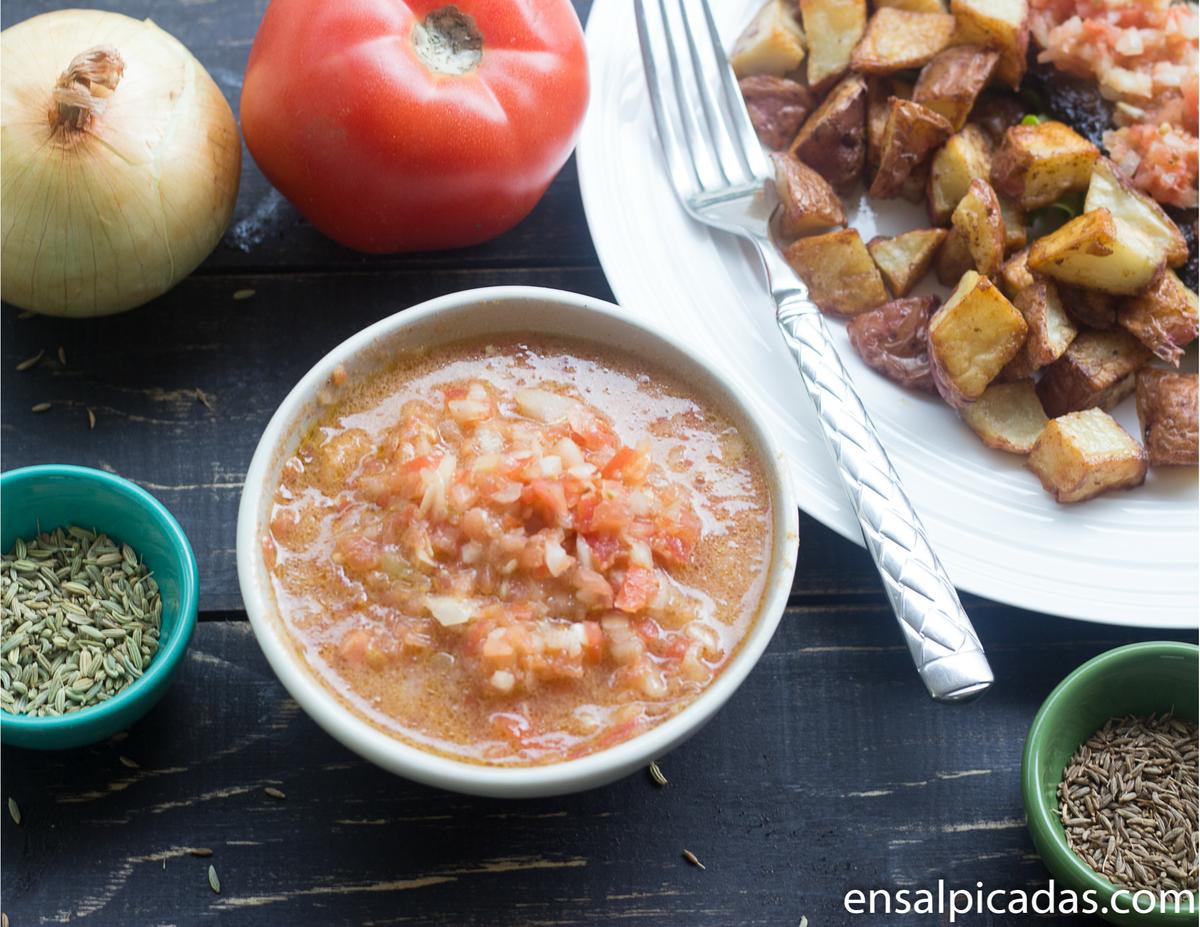 Receta de Chimichurri de Tomates.