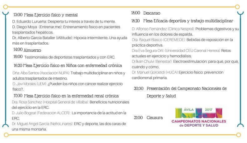 I Simposio ejercicio físico Enfermedad renal trtasplante