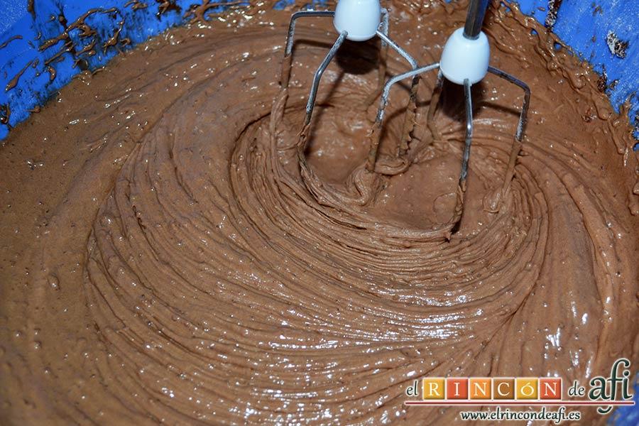 Brownie de Nutella, ir intercalando hasta terminar con ambos ingredientes