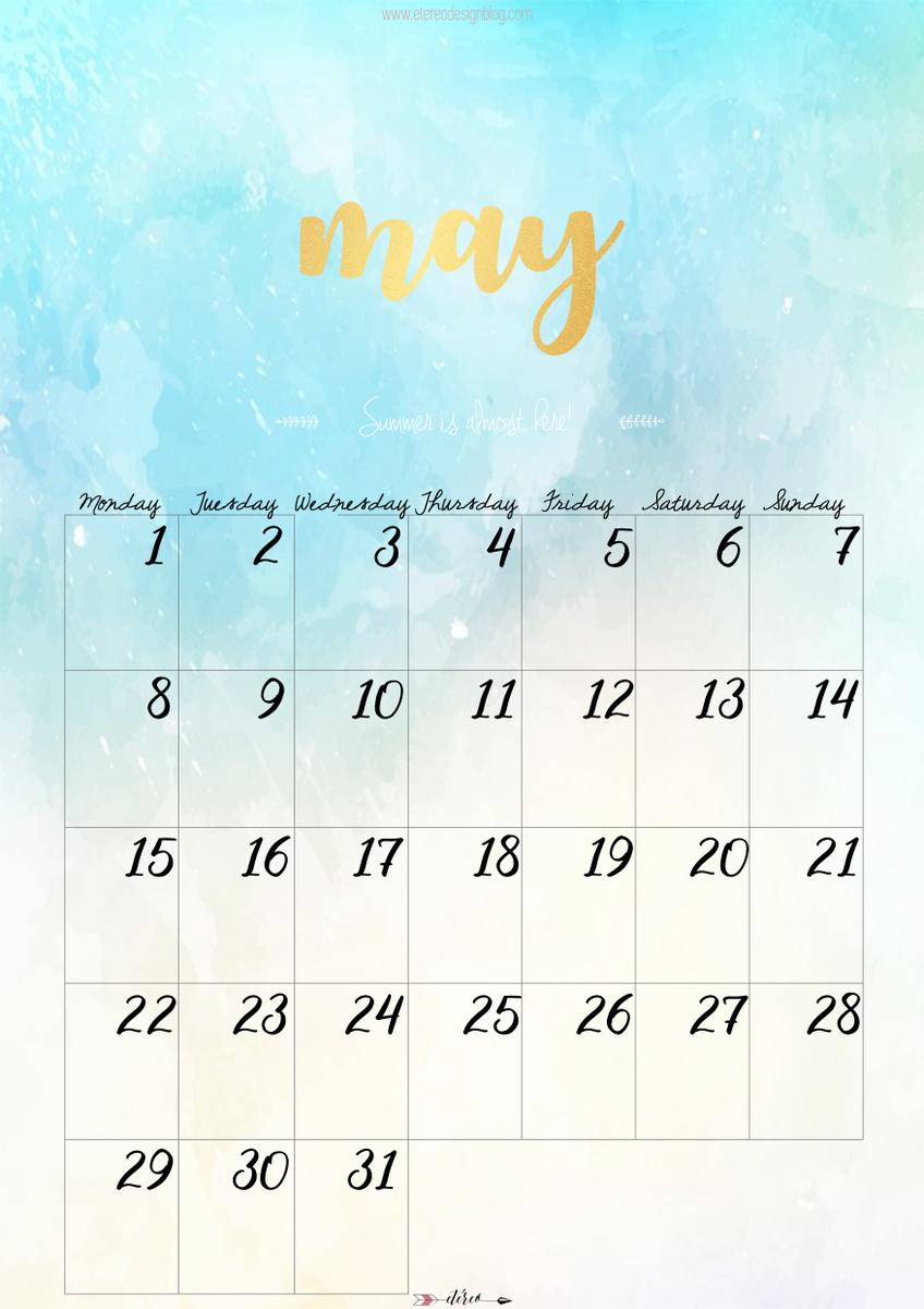 calendario mayo