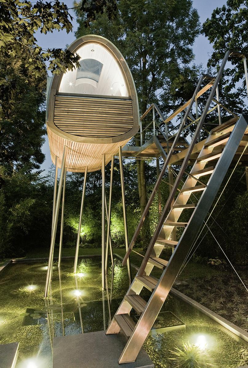 casas de diseño en los árbole