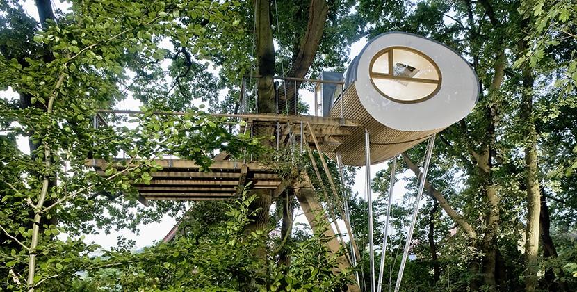 casas de diseño en los árbole