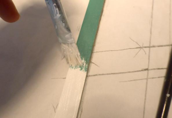 degradado con pintura