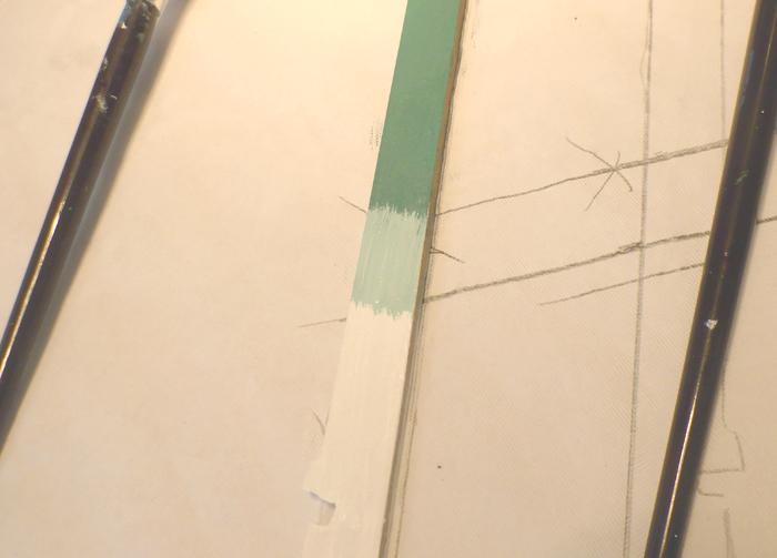 degradado con pintura