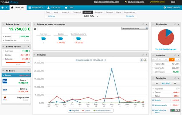 programa contabilidad gratis contamoney