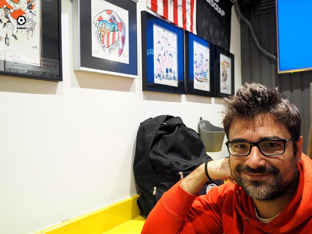 De pintxos por Bilbao (huevo Frito)