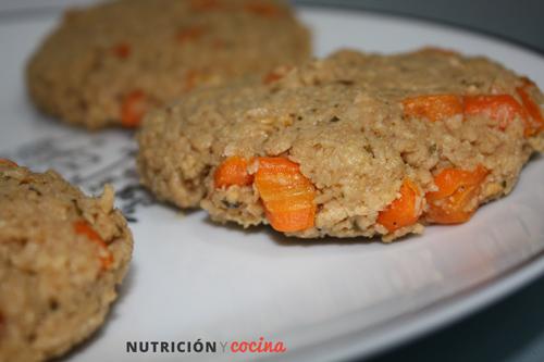 hamburguesa vegetariana de soja texturizada