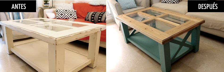 antes y despues mesa