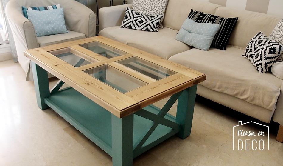 cambio de estilo de mesa rustica a mesa beach cottage