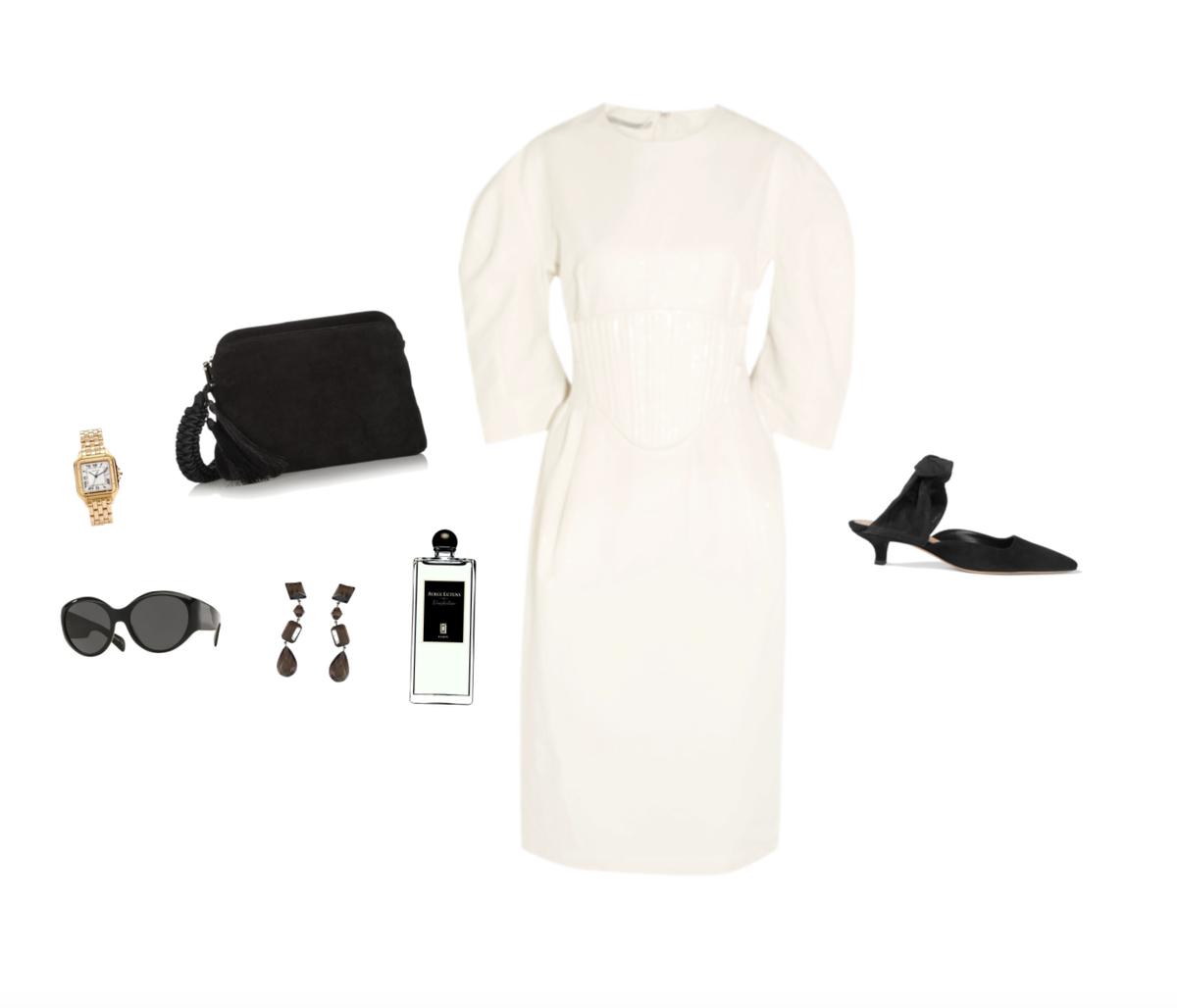 Trini |Stella McCartney dress Cartier watch