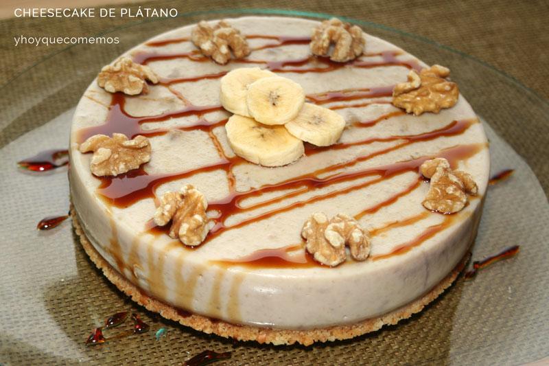 cheesecake de platano