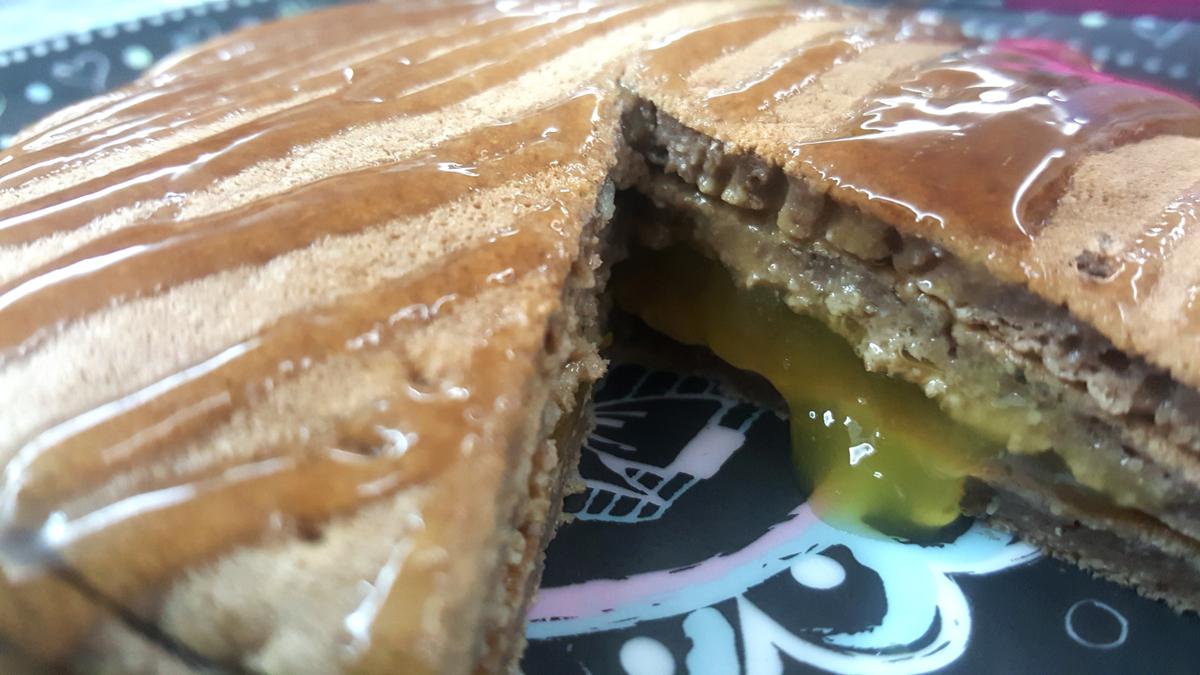 Pancakes naranja caramelo 4