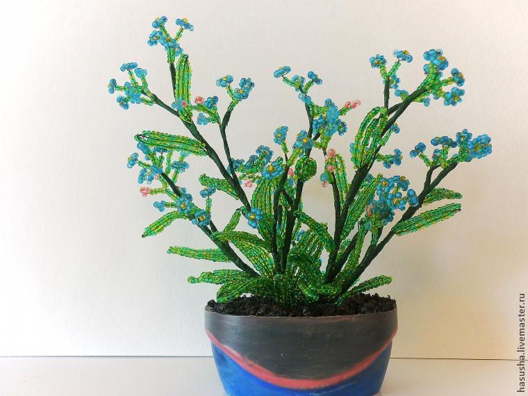 no-me-olvides de chaquiras