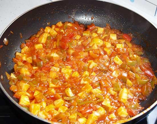 Cómo hacer pisto para rellenos