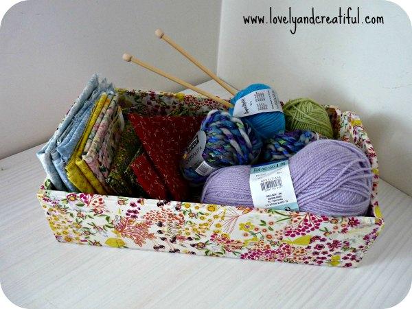 caja de madera decorada con papel decopatch decoupage