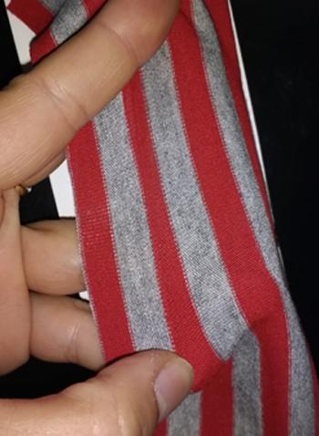 Consejo de costura- elastico-rojo