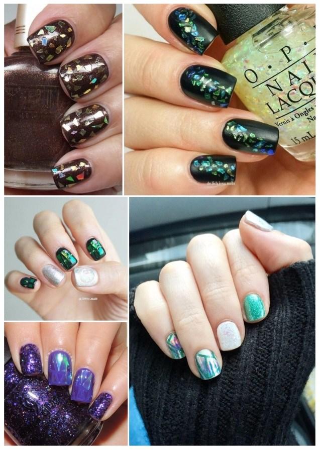 uñas de cristal swarovski