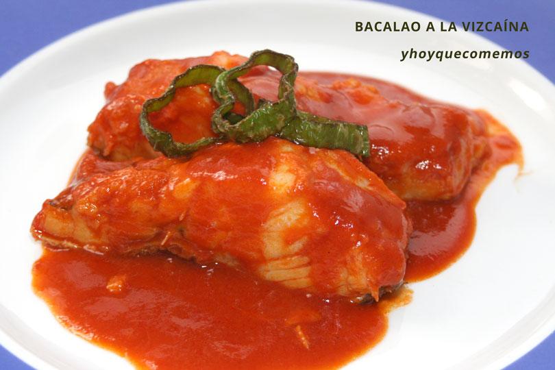 bacalao a la vizcaina