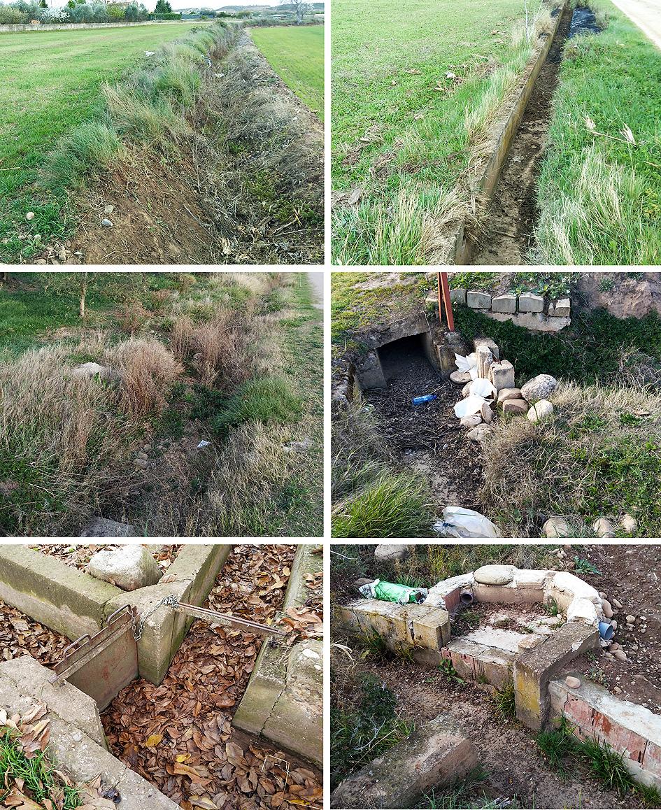 acequia canal de riego Portal Jardín