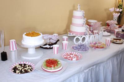 Mesa dulce de comunión Carlota (Postreadicción)  Mesas dulces comunion,  Decoración comunion, Primera comunion decoracion