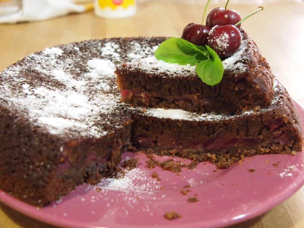 Choco cherry cake