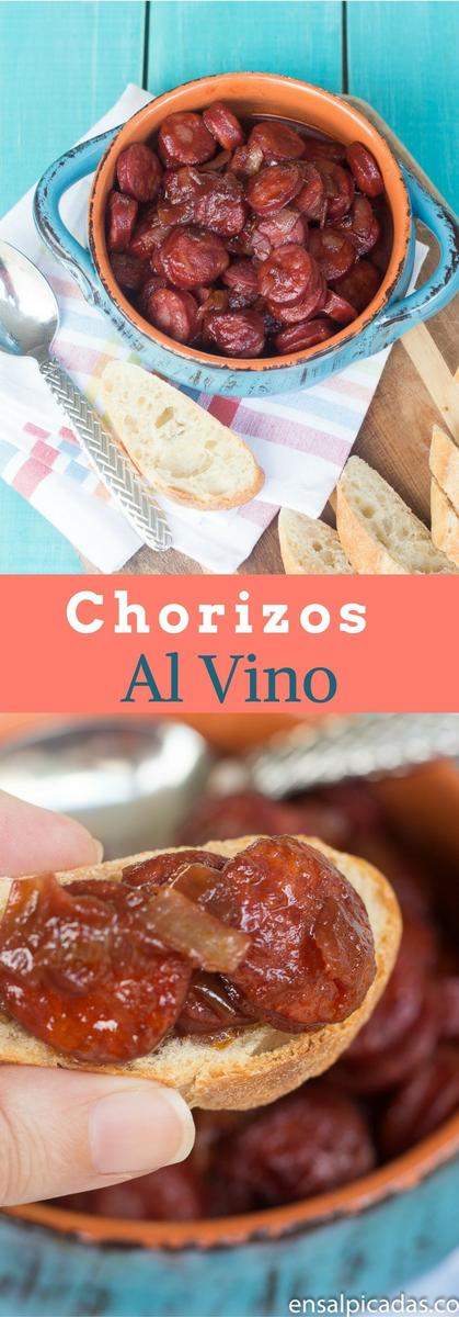 Receta de Chorizo al Vino.