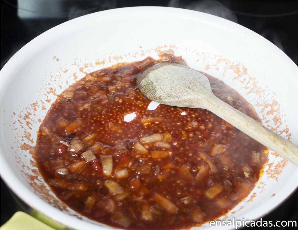 Receta de Chorizo al Vino.