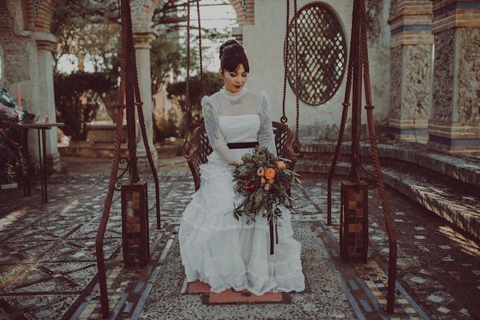 un elopement boho-vintage