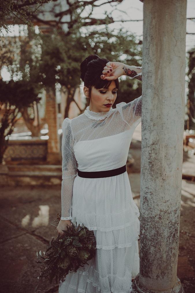 un elopement boho-vintage