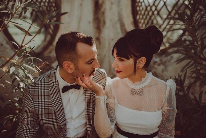 un elopement boho-vintage