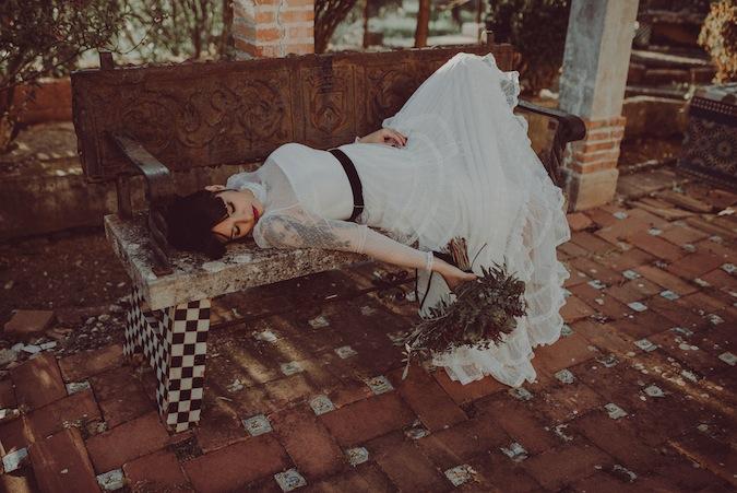 un elopement boho-vintage