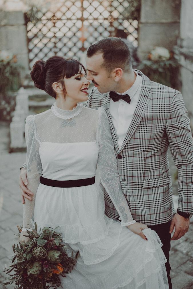 un elopement boho-vintage