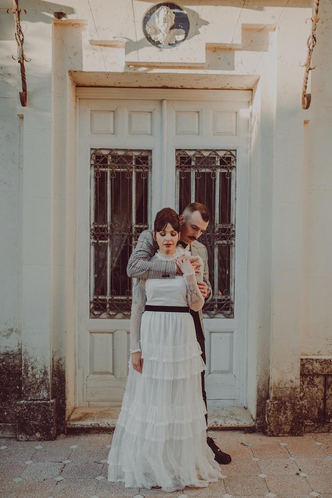 un elopement boho-vintage