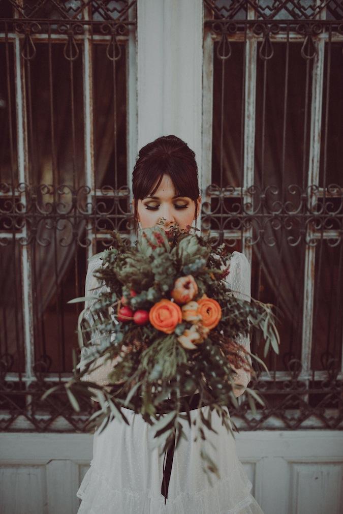 un elopement boho-vintage