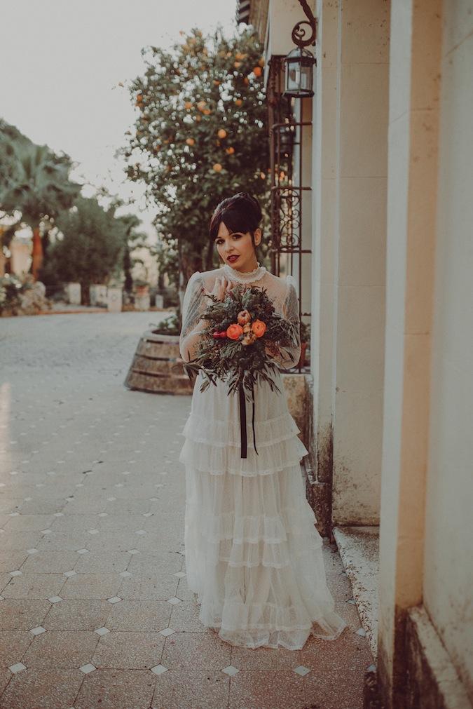 un elopement boho-vintage