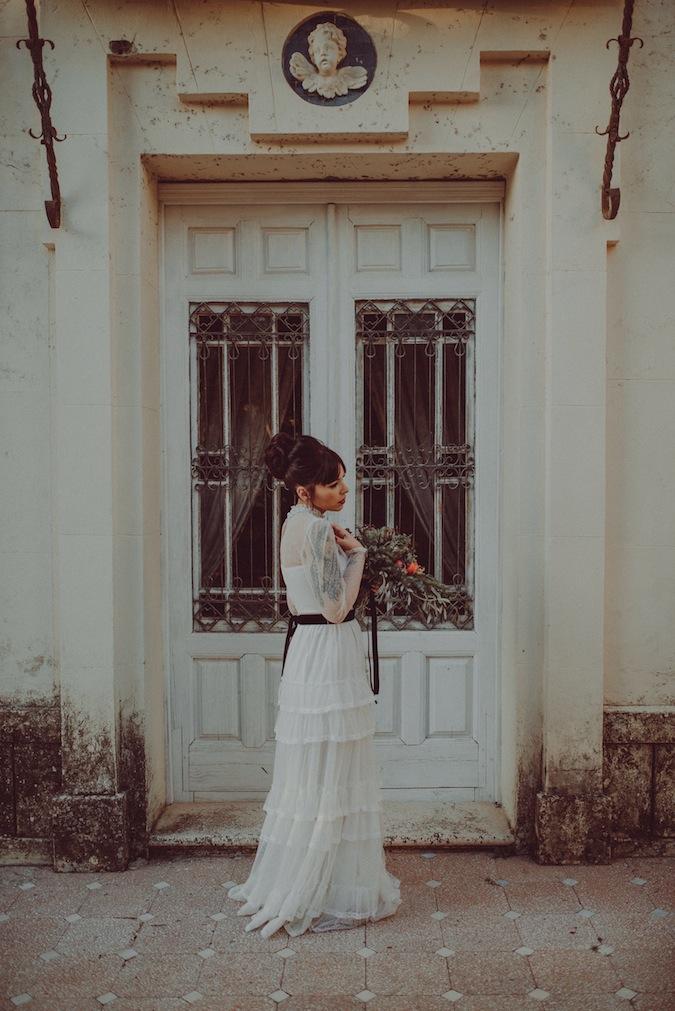 un elopement boho-vintage