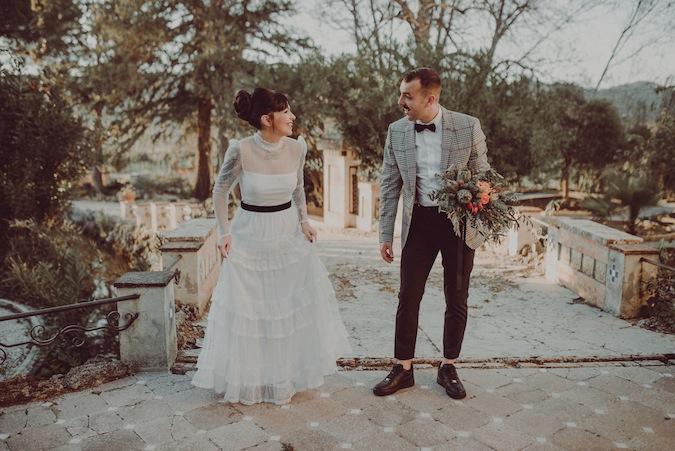 un elopement boho-vintage