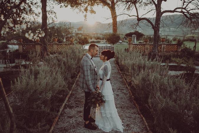 un elopement boho-vintage