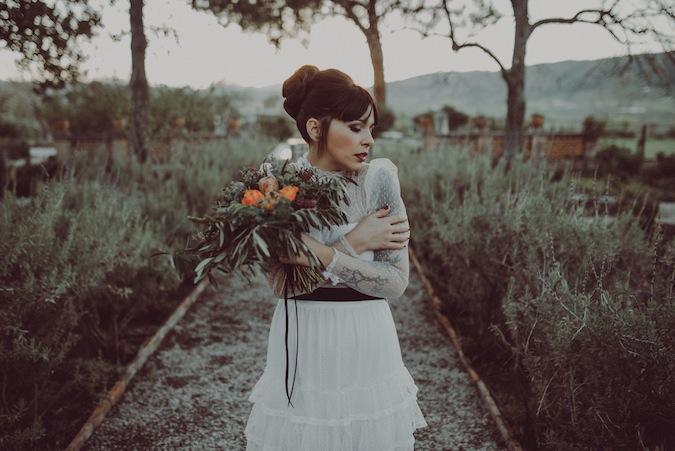 un elopement boho-vintage