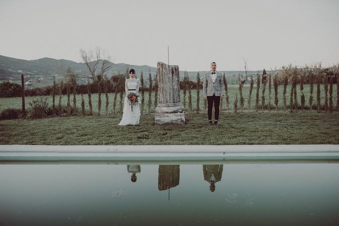 un elopement boho-vintage